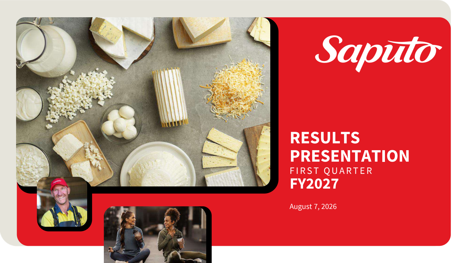 Saputo's Q1 2027 Slide Deck