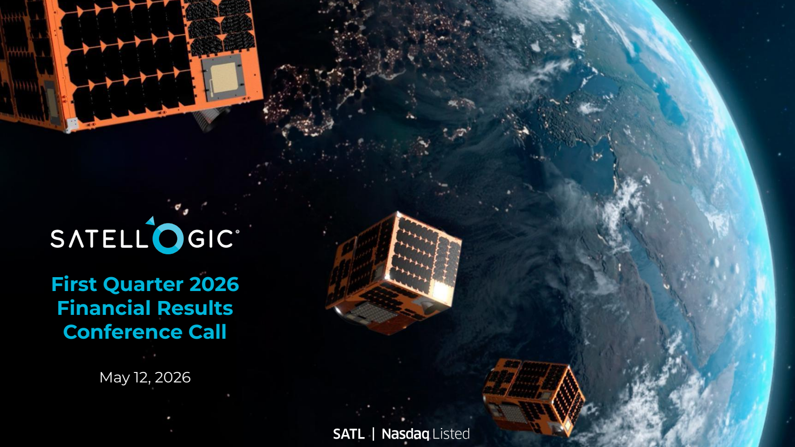 Satellogic's Q1 2026 Slide Deck