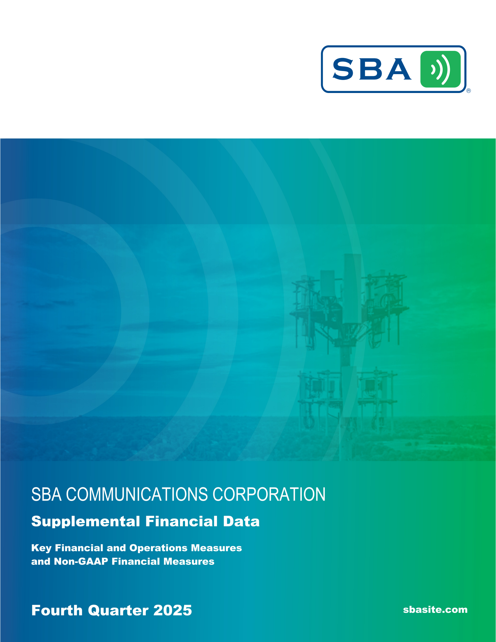 SBA Communications' Q4 2025 Slide Deck