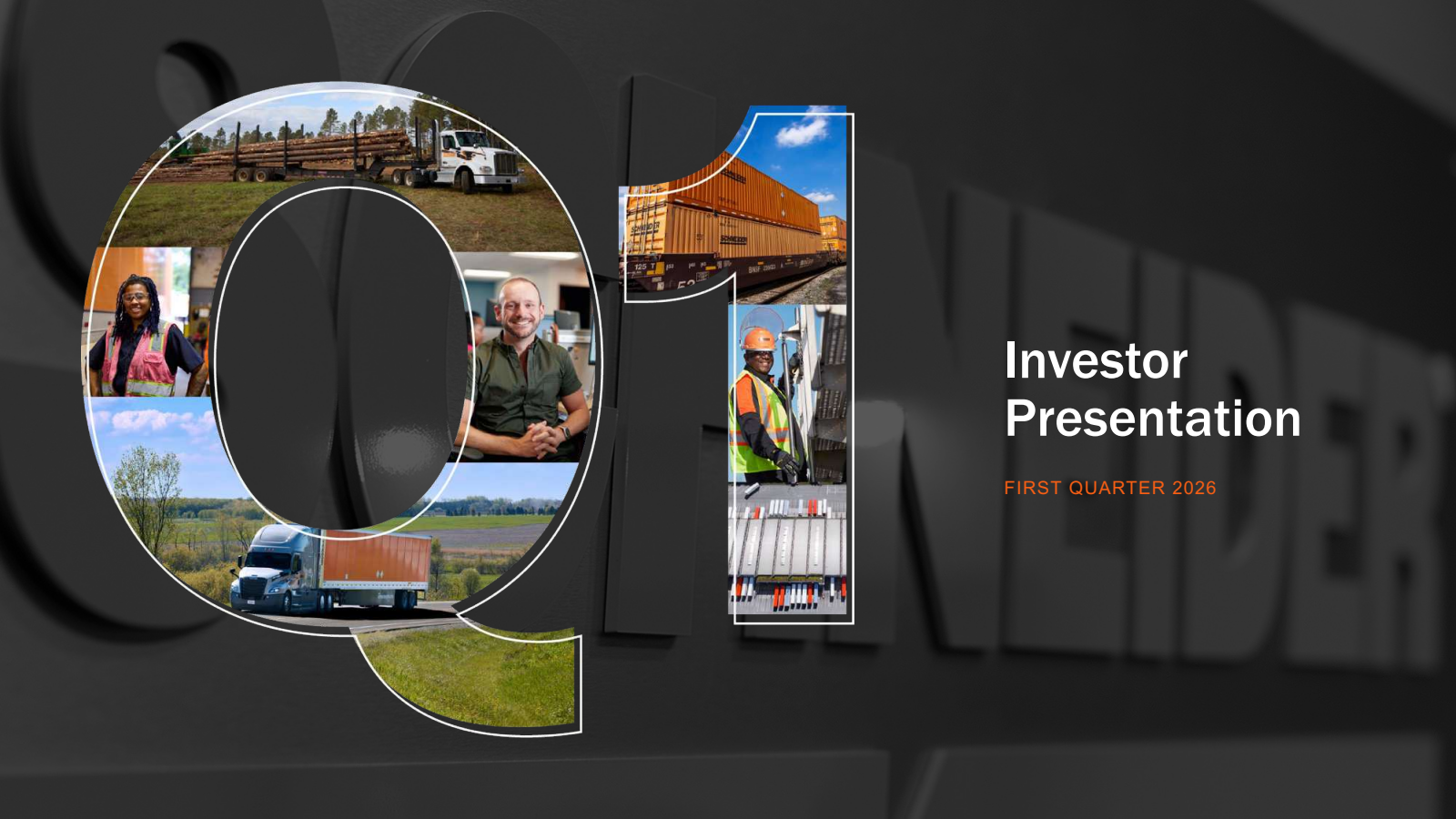 Schneider National's Q1 2026 Slide Deck