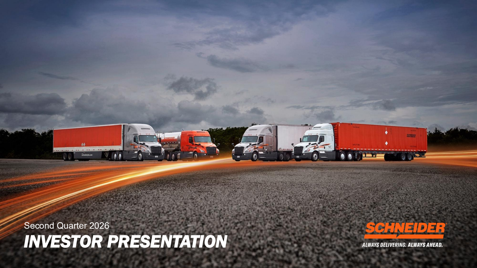 Schneider National's Q2 2026 Slide Deck