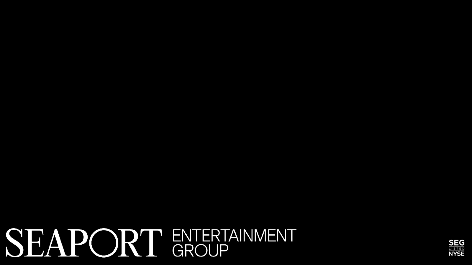 Seaport Entertainment Gr's Q2 2026 Slide Deck