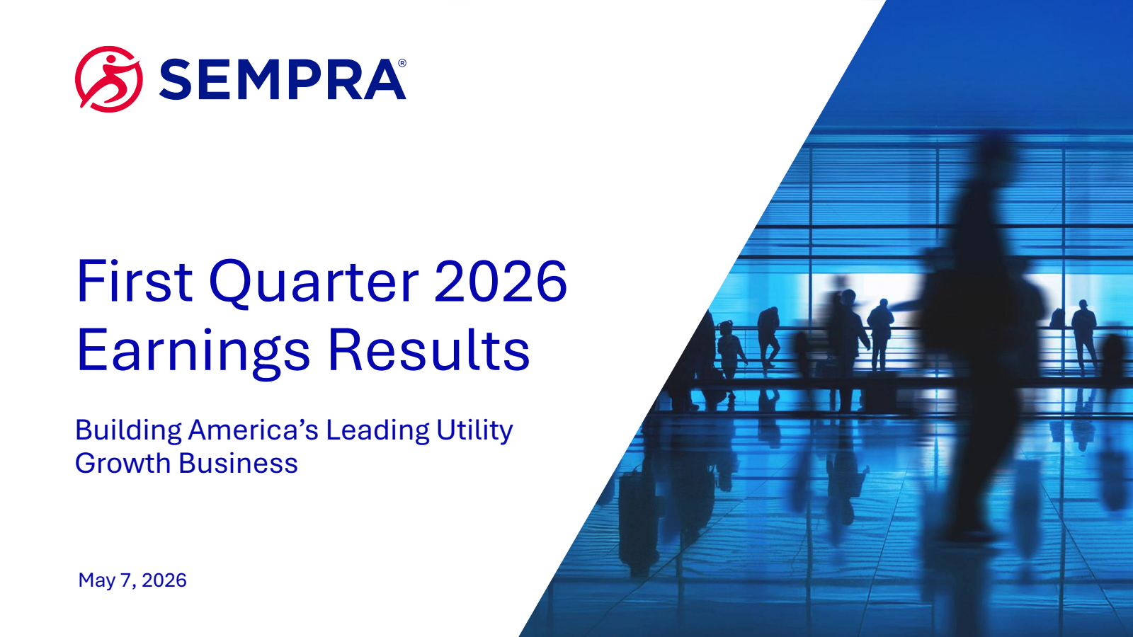 Sempra Energy's Q1 2026 Slide Deck