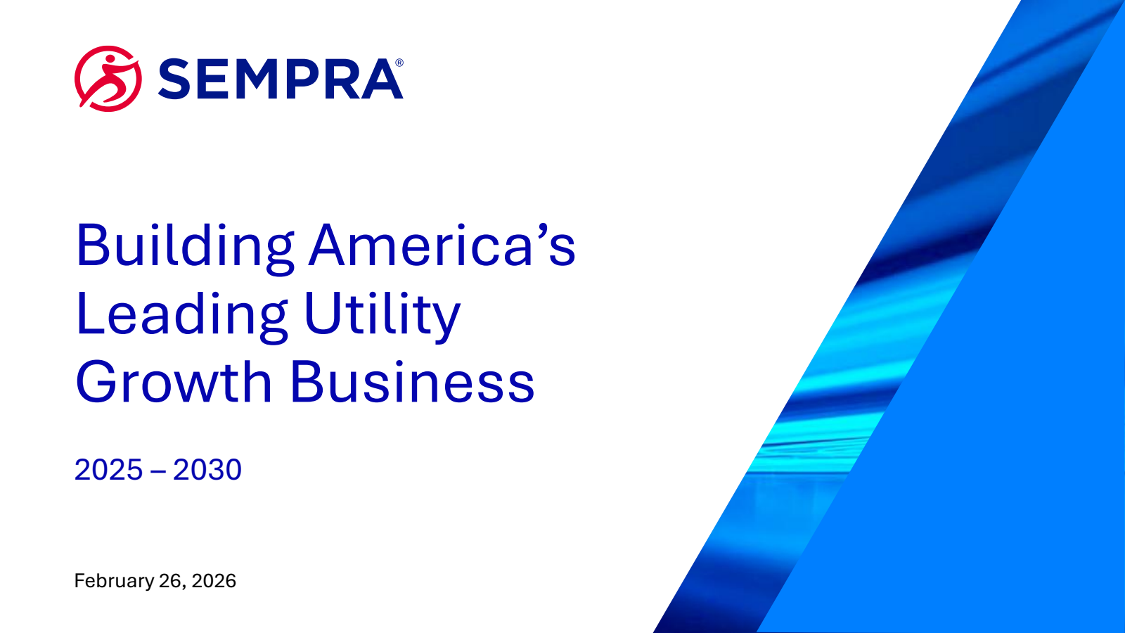 Sempra Energy's Q4 2025 Slide Deck