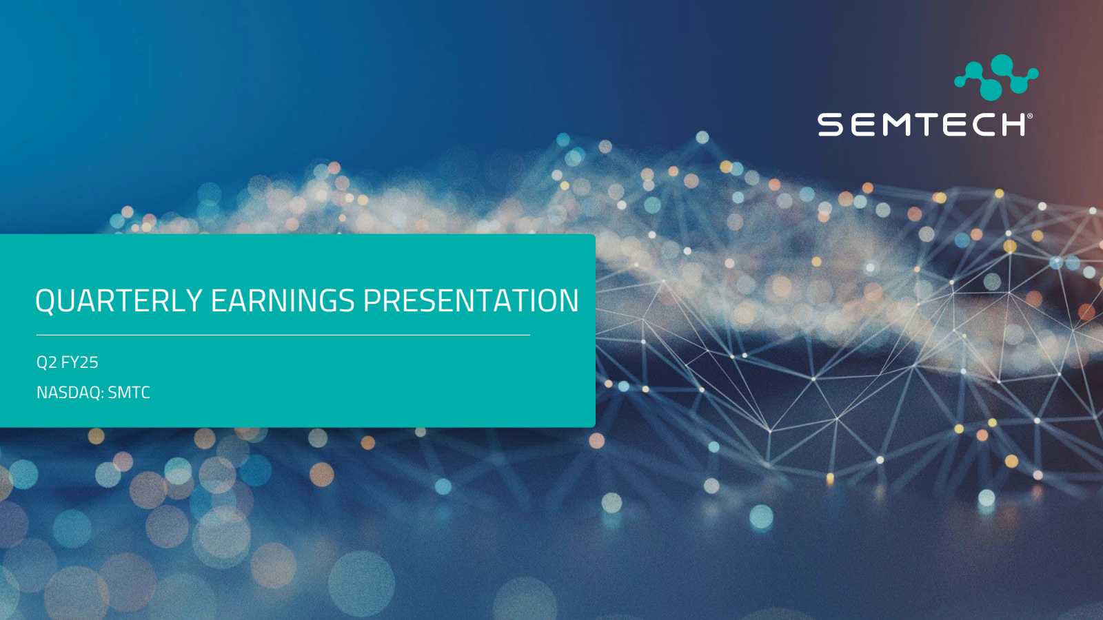 Samtech Q2 SMTC Q2 2025 Earnings Report on 8/27/2024