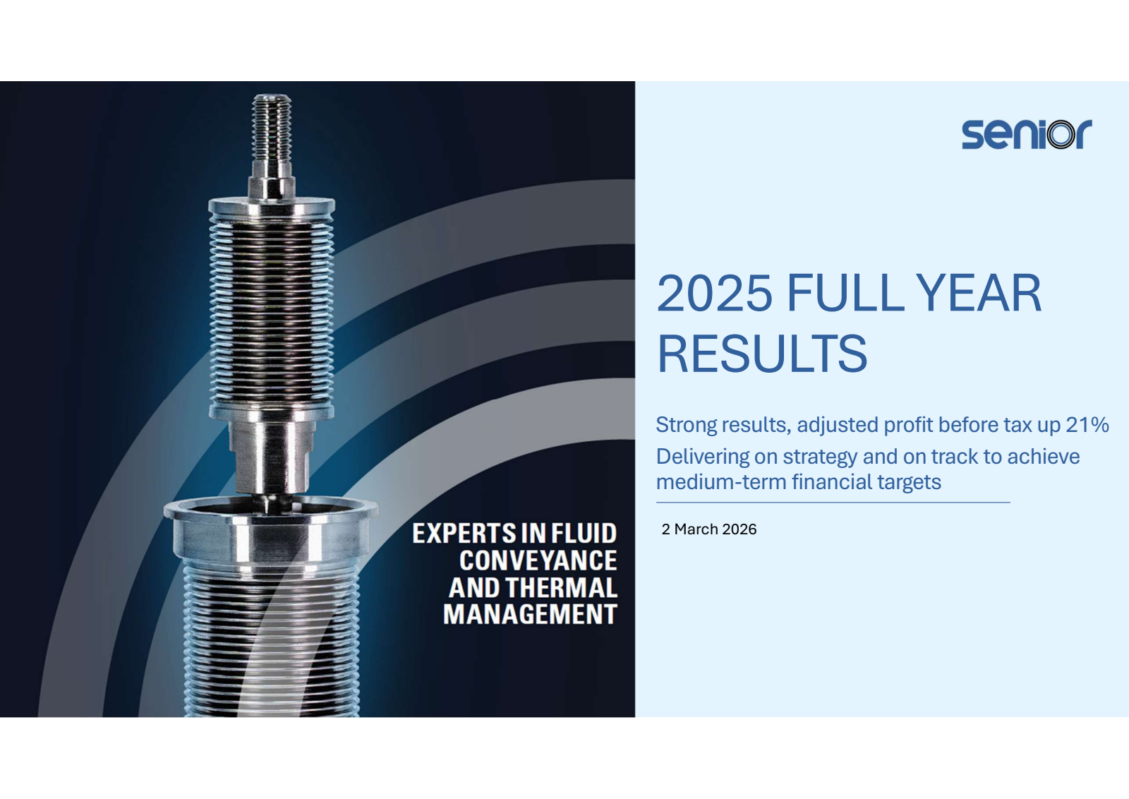 Senior's H2 2025 Slide Deck