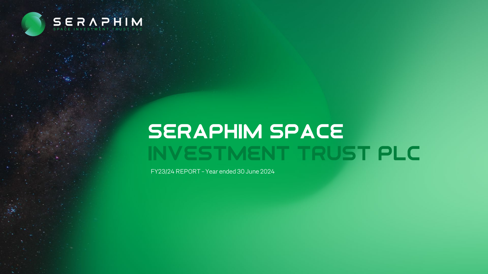 Seraphim Space Investment Trust's H2 2024 Slide Deck