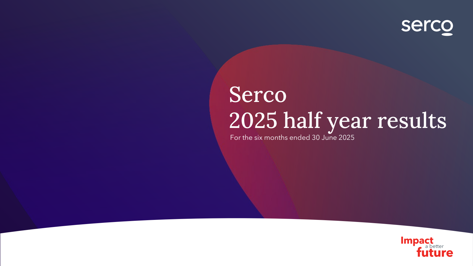 Serco Group's H1 2025 Slide Deck