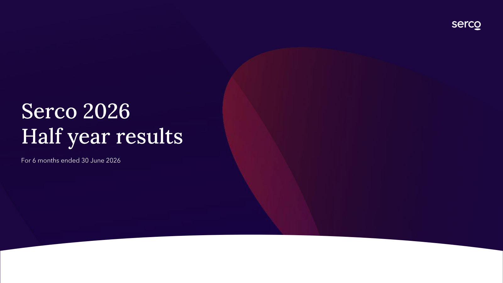 Serco Group's H1 2026 Slide Deck