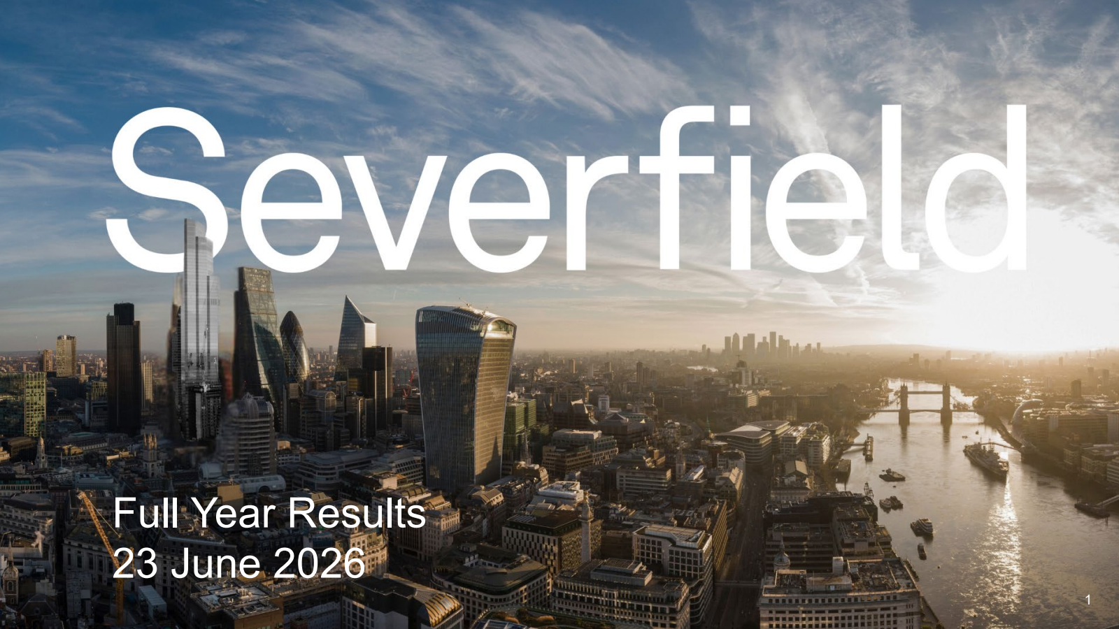Severfield's H2 2026 Slide Deck