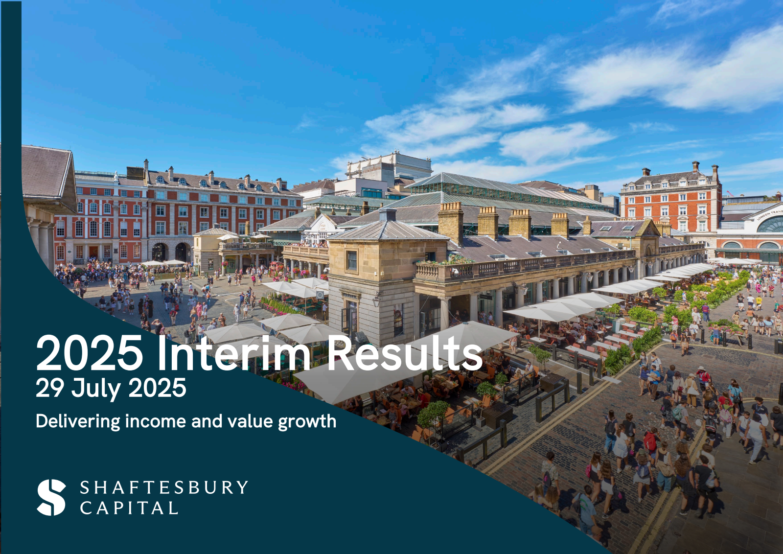 Shaftesbury Capital's H1 2025 Slide Deck