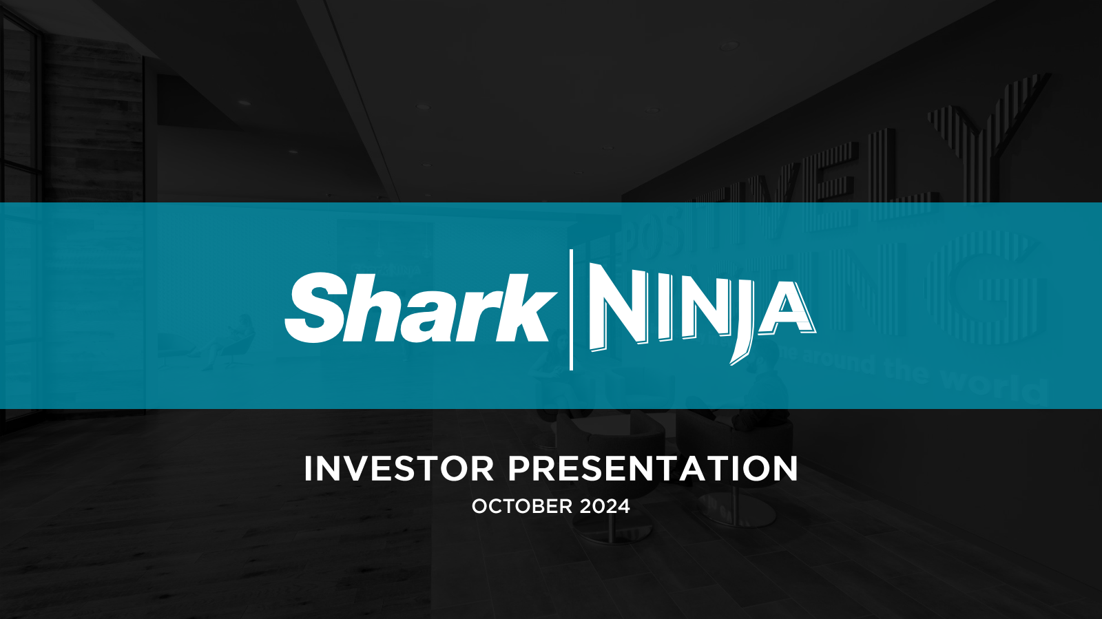 SharkNinja's Q3 2024 Slide Deck