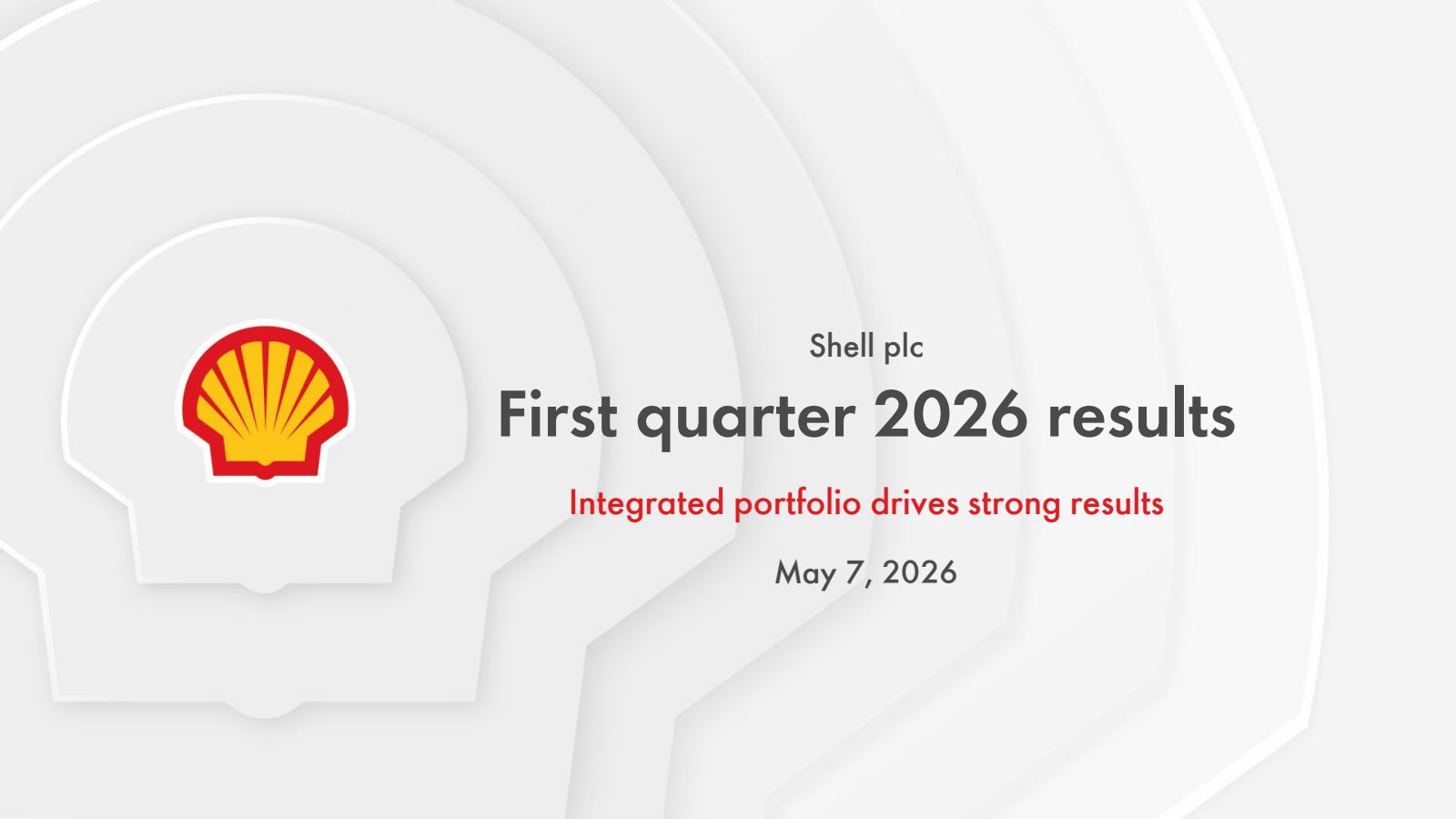 Shell's Q1 2026 Slide Deck