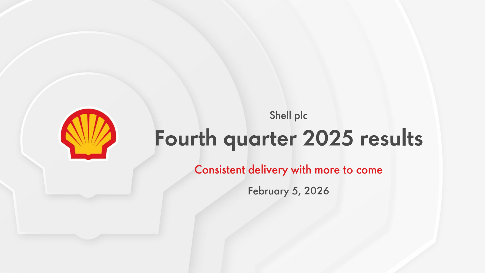 Shell Investor Slides Shell (SHEL) Earnings Date and Reports 2026