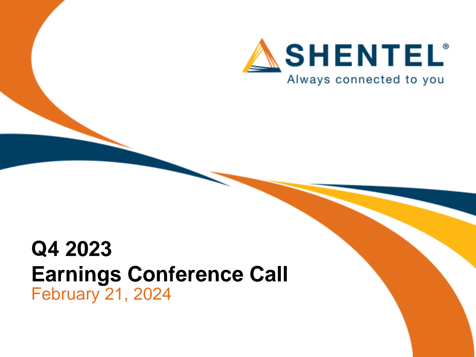 Shenandoah Telecommunications' Q4 2023 Slide Deck