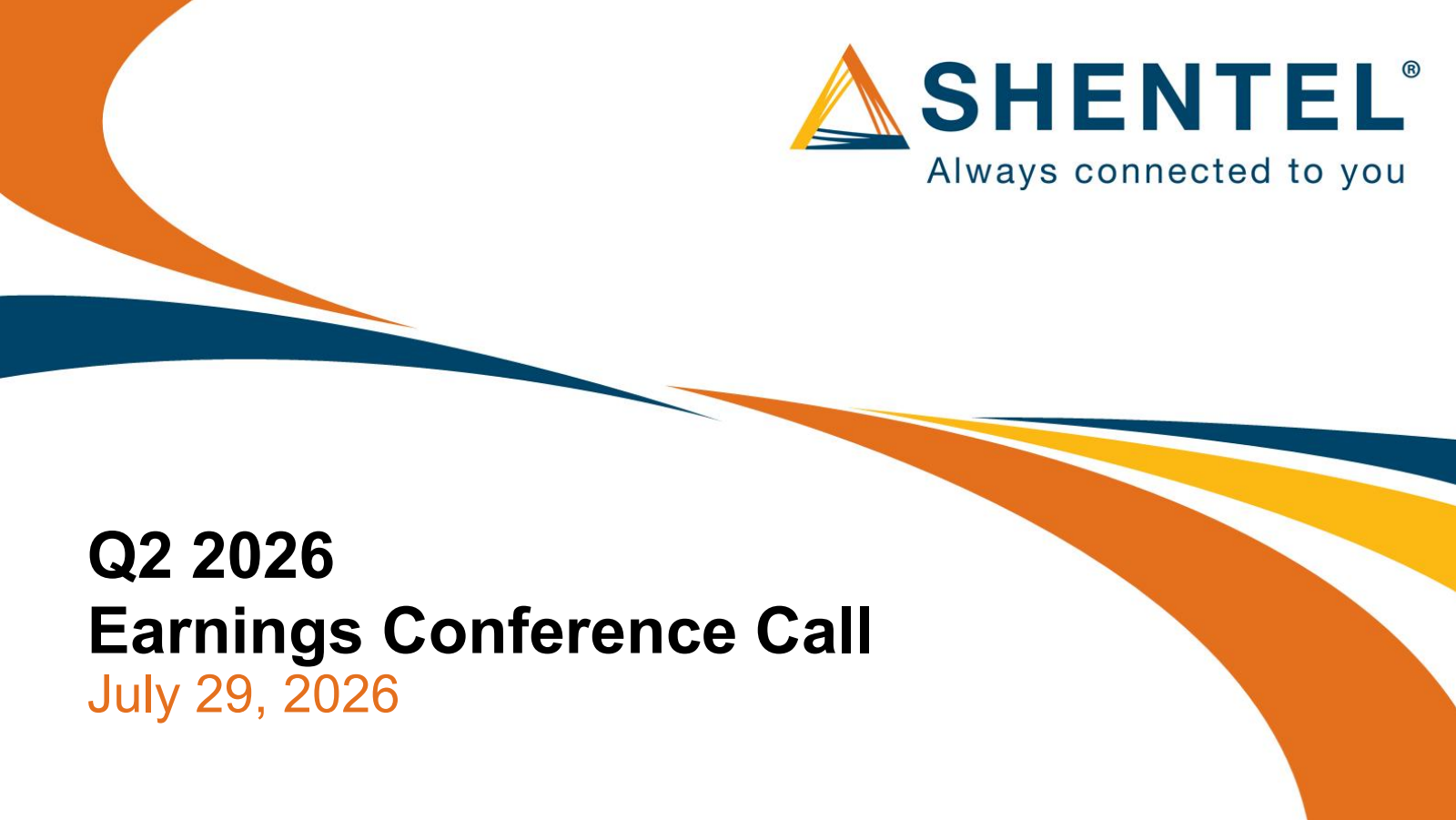 Shenandoah Telecommunications' Q2 2026 Slide Deck