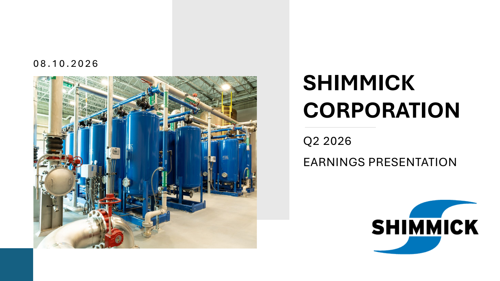 Shimmick's Q2 2026 Slide Deck