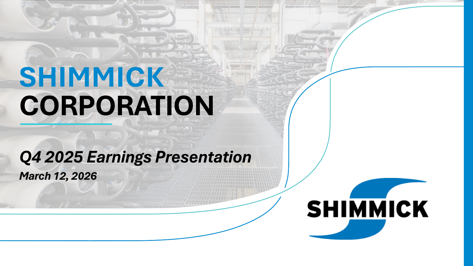Shimmick's Q4 2025 Slide Deck