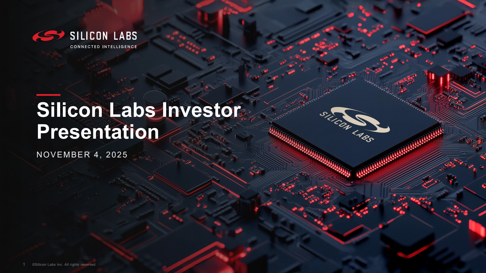 Silicon Laboratories' Q3 2025 Slide Deck