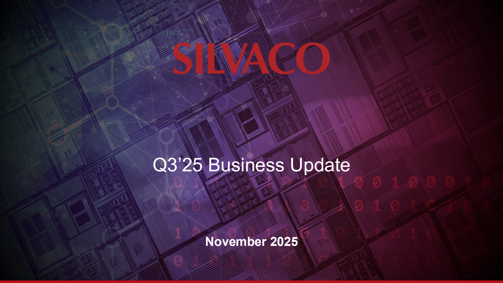 Silvaco Group's Q3 2025 Slide Deck