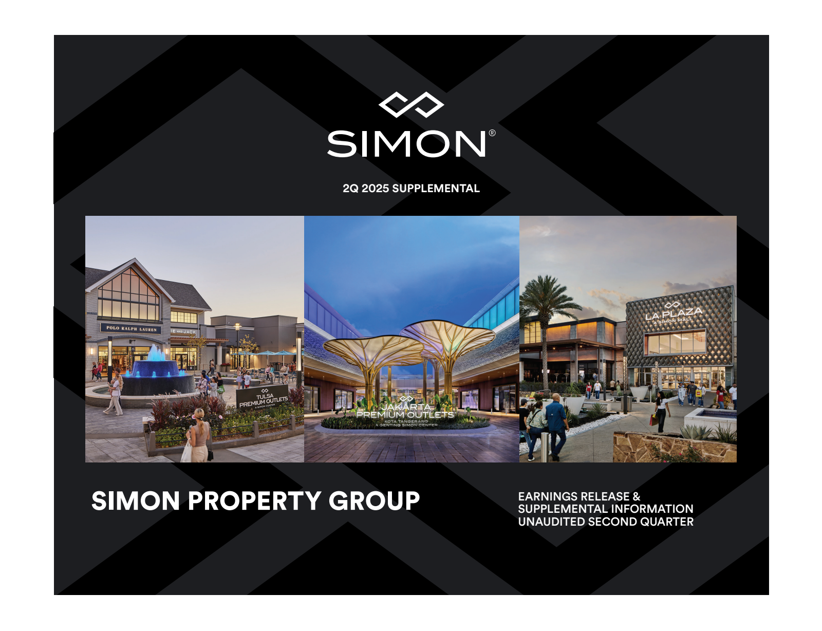 Simon Property Group's Q2 2025 Slide Deck