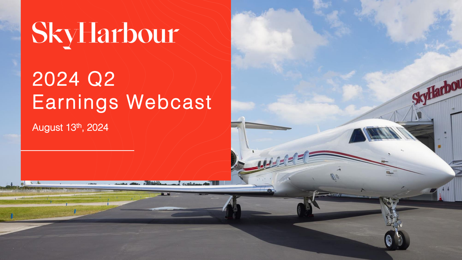 Sky Harbour Group's Q2 2024 Slide Deck