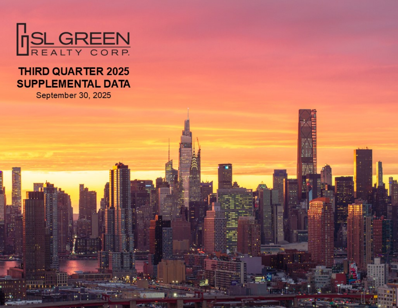 SL Green Realty's Q3 2025 Slide Deck