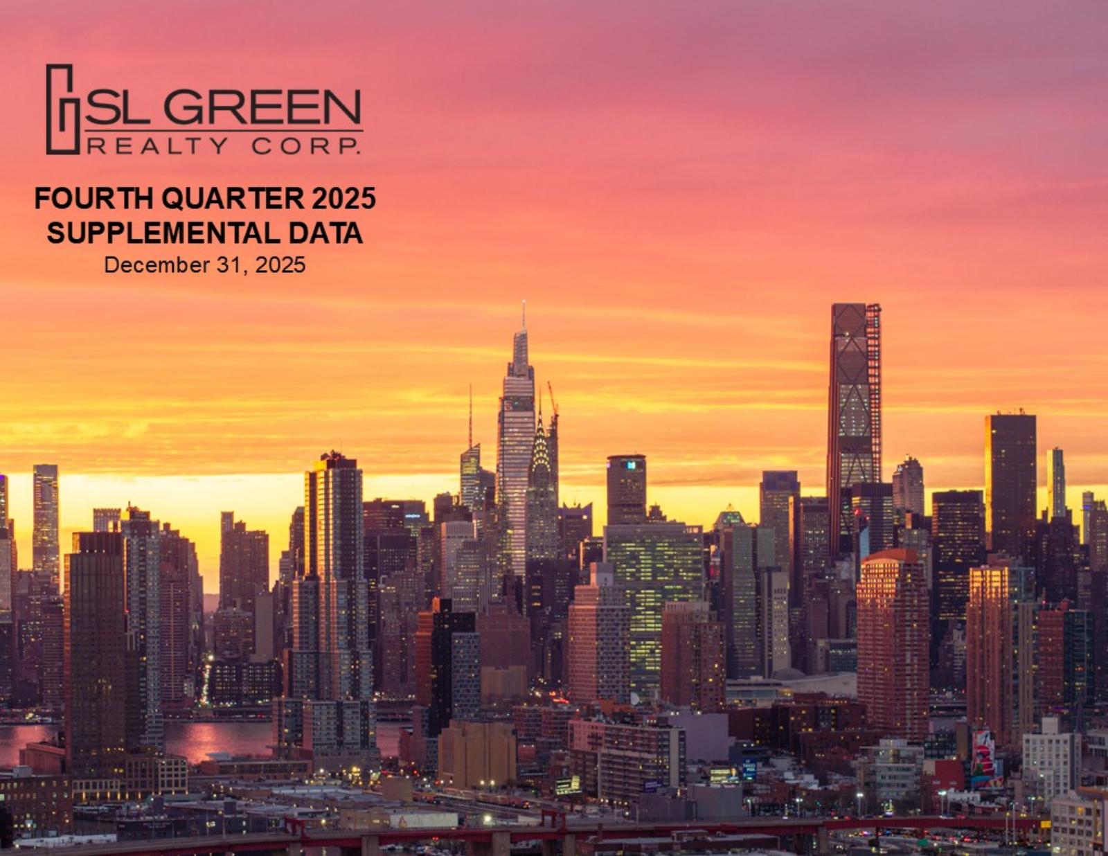 SL Green Realty's Q4 2025 Slide Deck