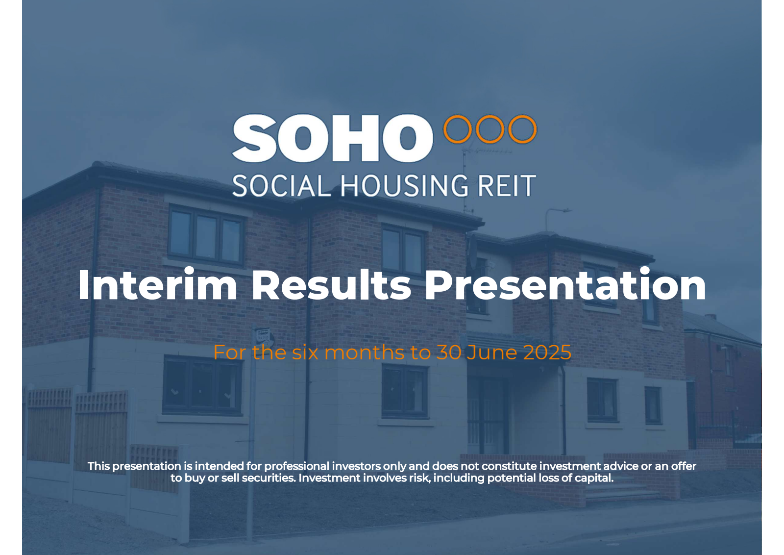 Triple Point Social Housing REIT's H1 2025 Slide Deck