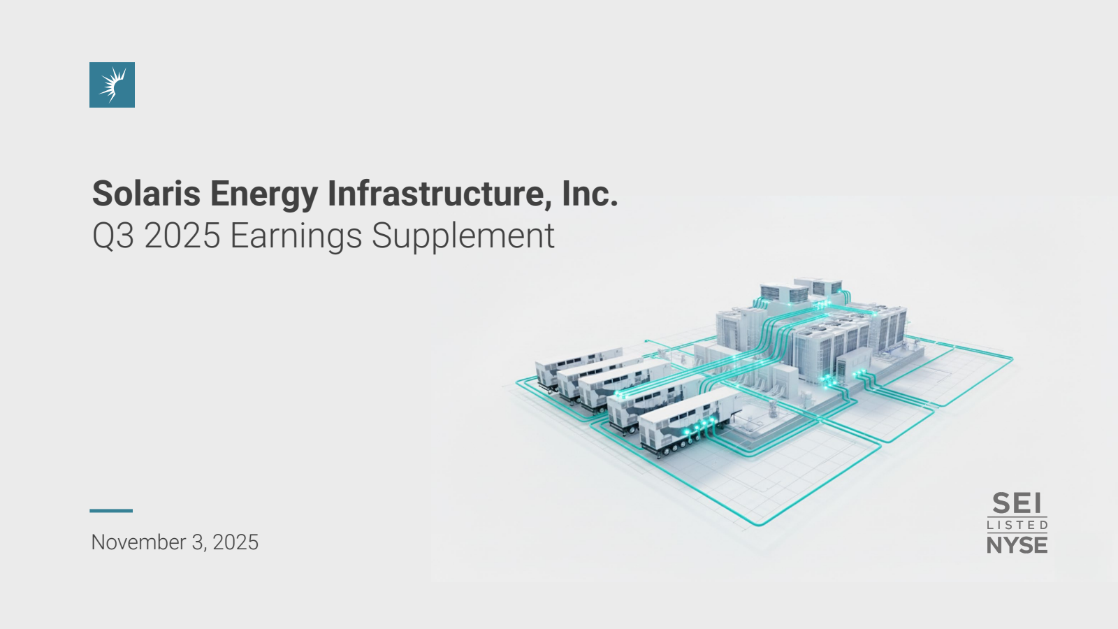 Solaris Energy Infrastructure (SEI) Earnings Date and Reports 2026