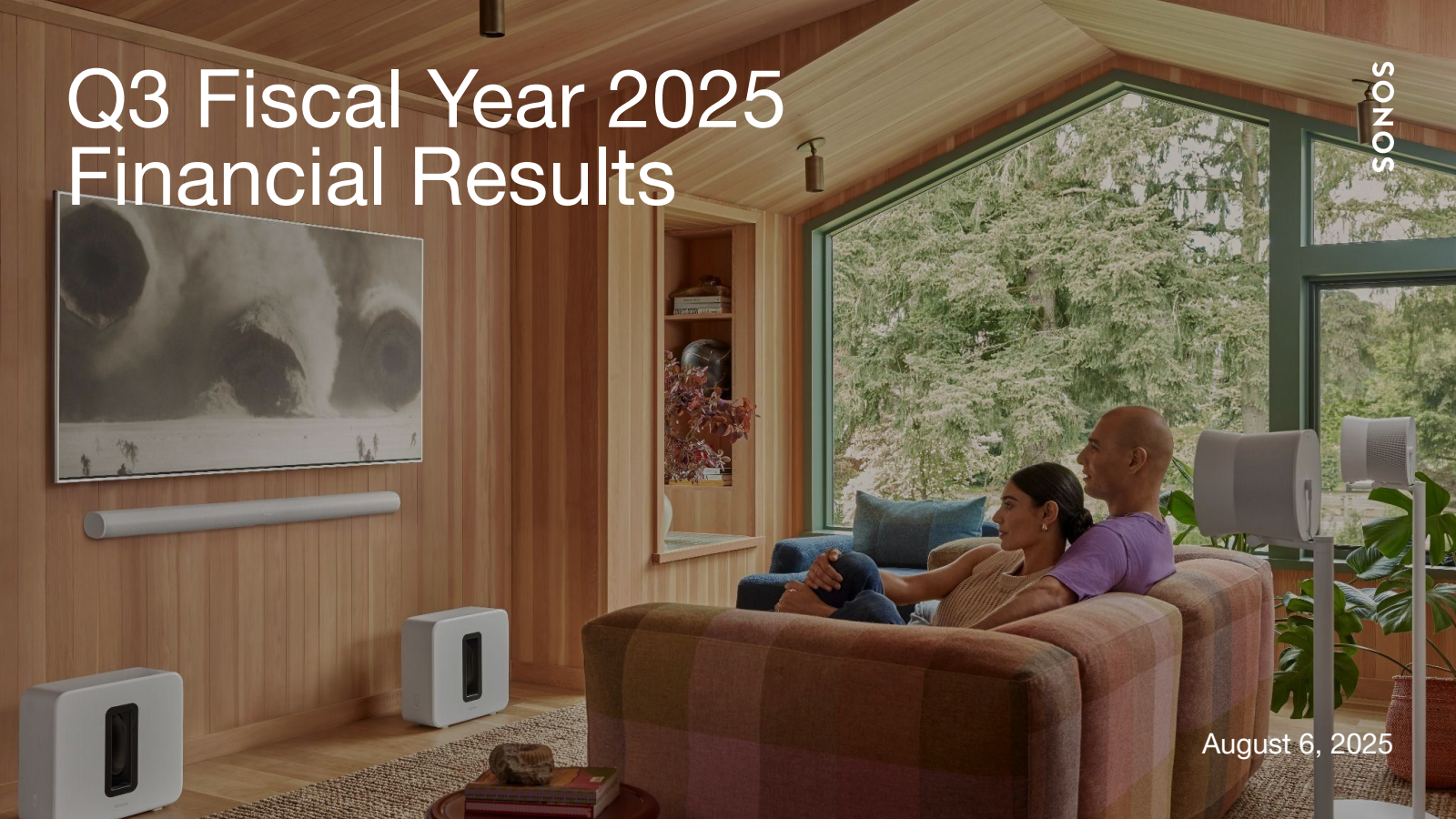 Sonos' Q3 2025 Slide Deck
