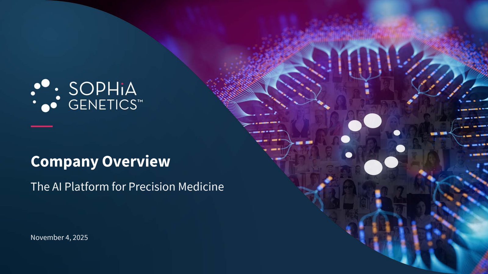 SOPHiA GENETICS's Q3 2025 Slide Deck