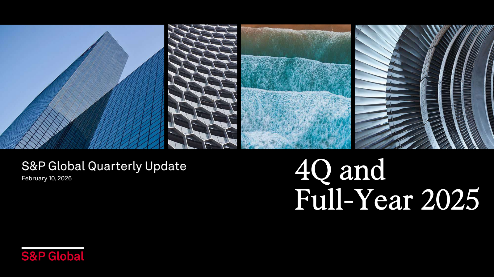 S&P Global's Q4 2025 Slide Deck