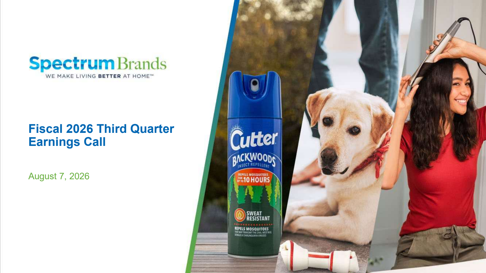 Spectrum Brands' Q3 2026 Slide Deck