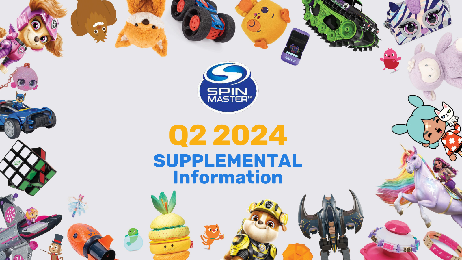 Spin Master's Q2 2024 Slide Deck