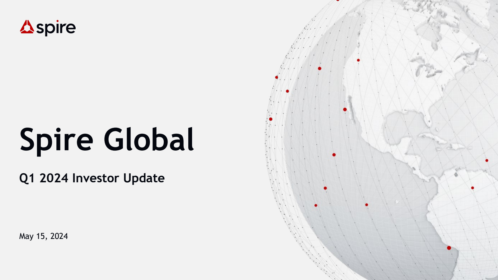 Spire Global's Q1 2025 Slide Deck