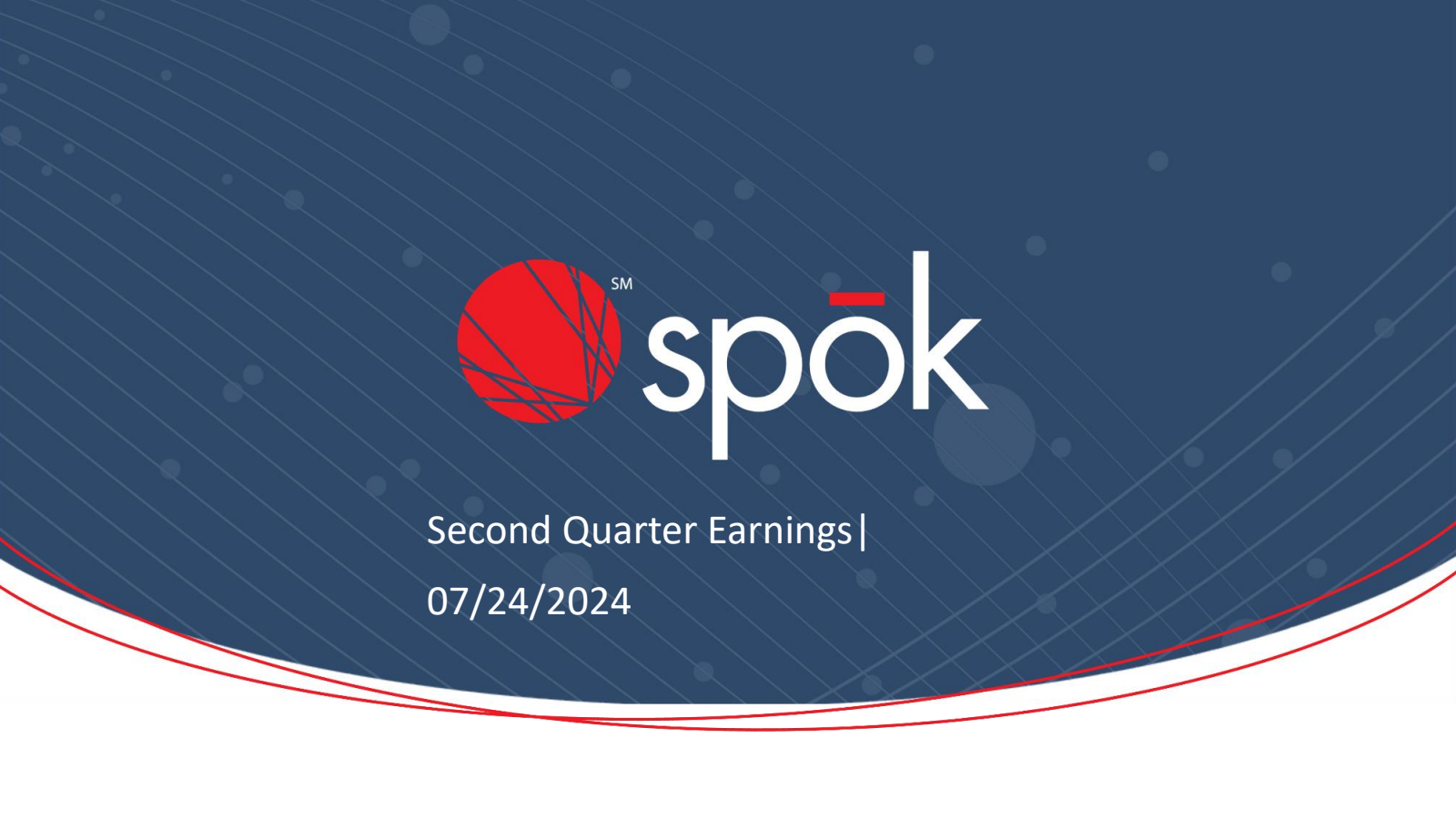 Spok's Q2 2024 Slide Deck