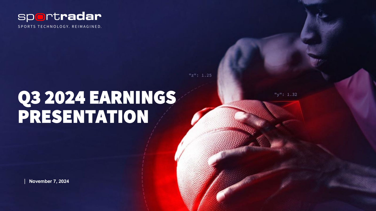 Sportradar Group's Q3 2024 Slide Deck