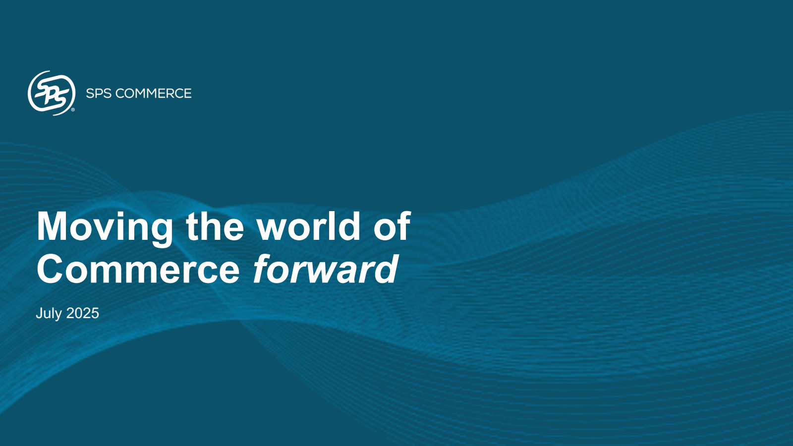 SPS Commerce's Q2 2025 Slide Deck