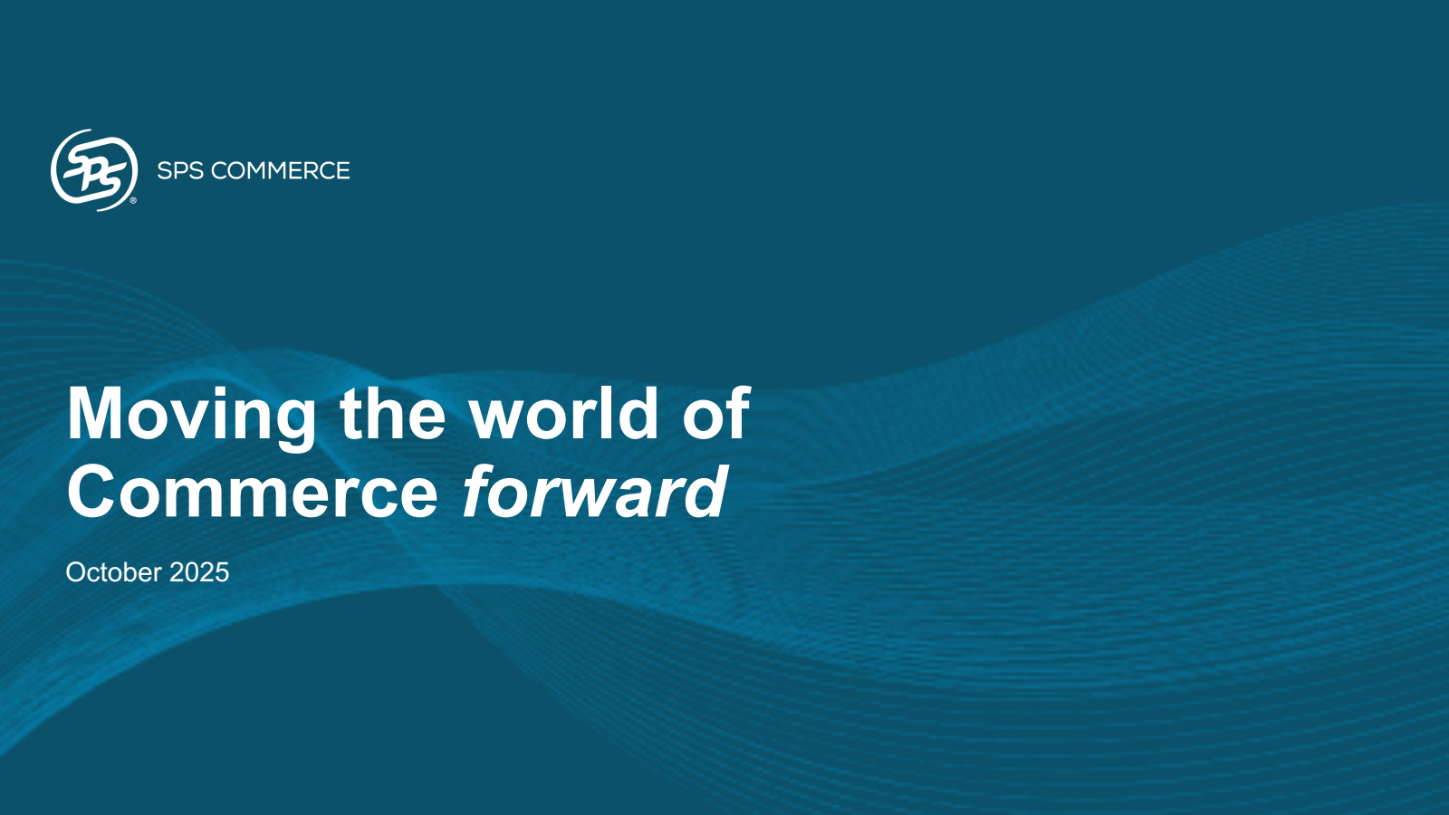 SPS Commerce's Q3 2025 Slide Deck