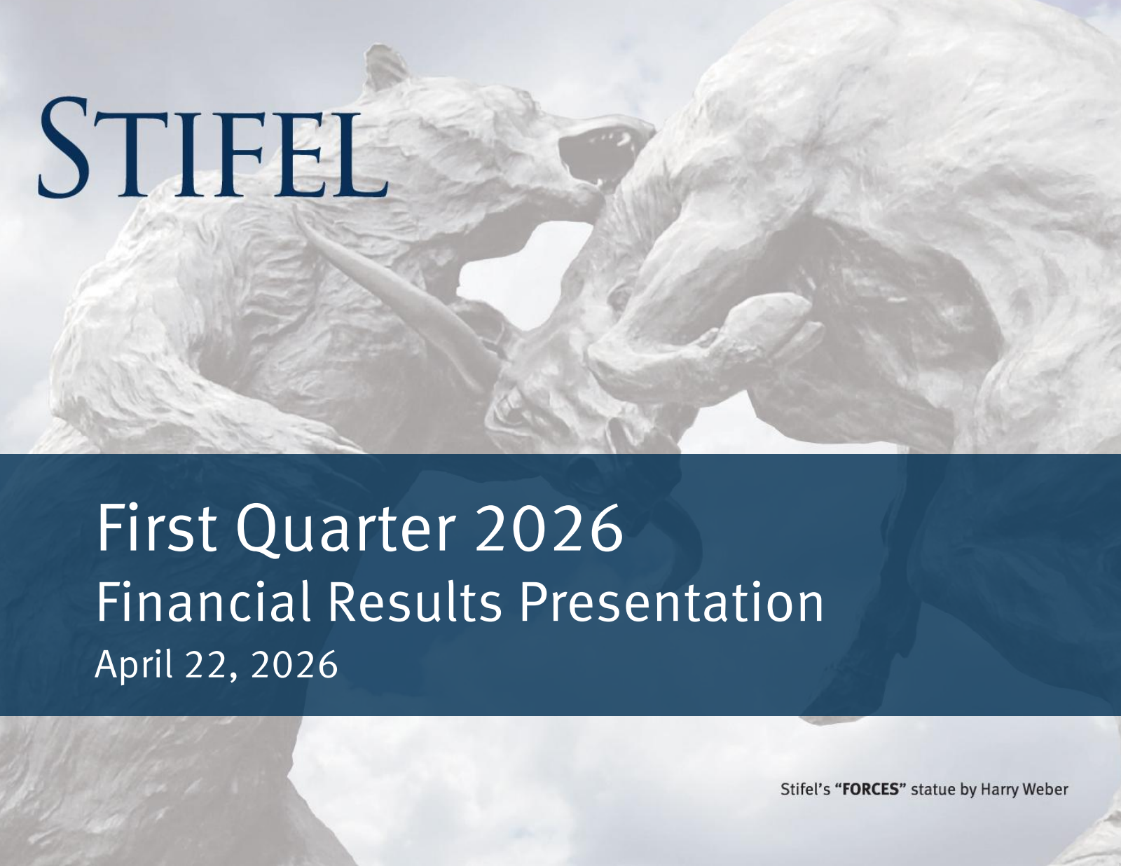 Stifel Financial's Q1 2026 Slide Deck
