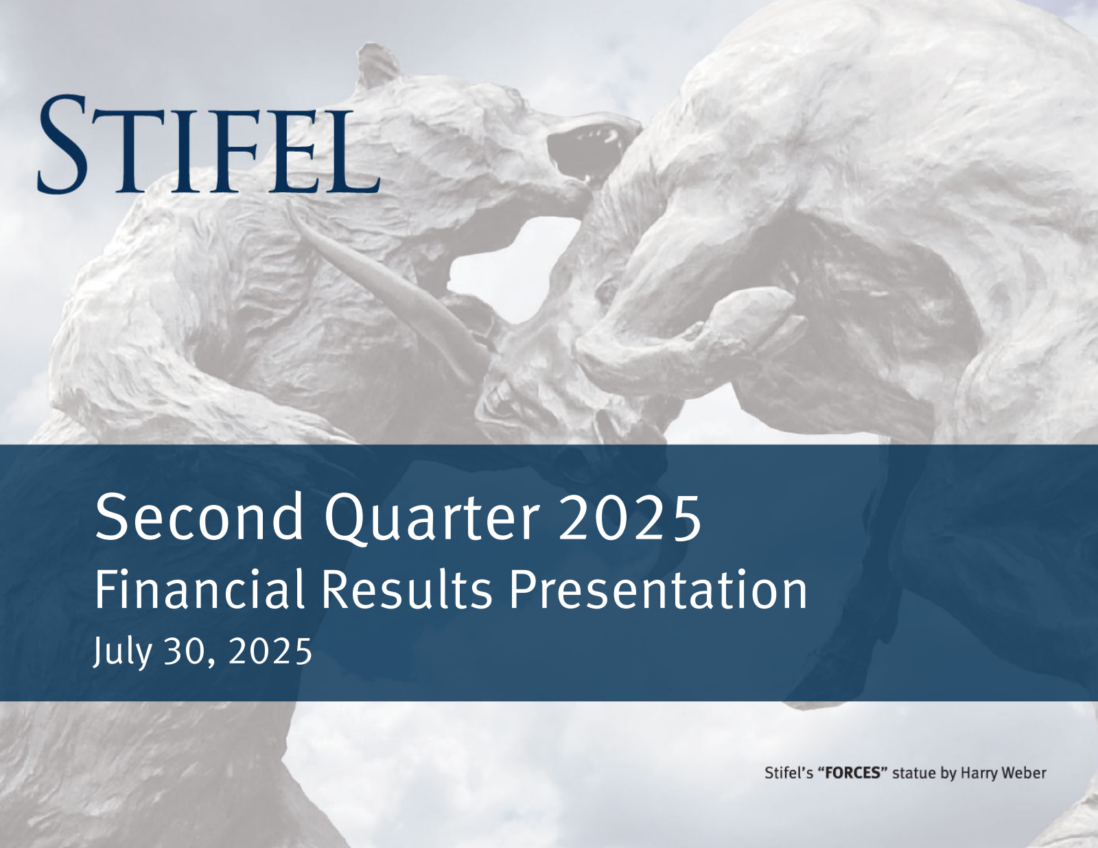 Stifel Financial's Q2 2025 Slide Deck