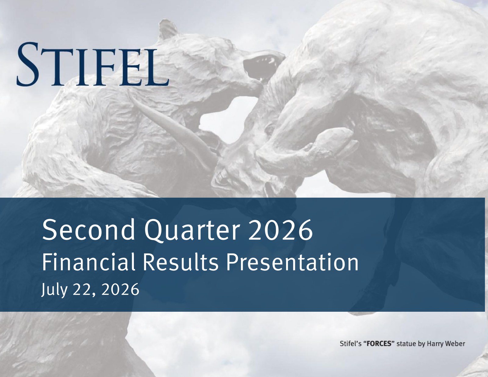 Stifel Financial's Q2 2026 Slide Deck