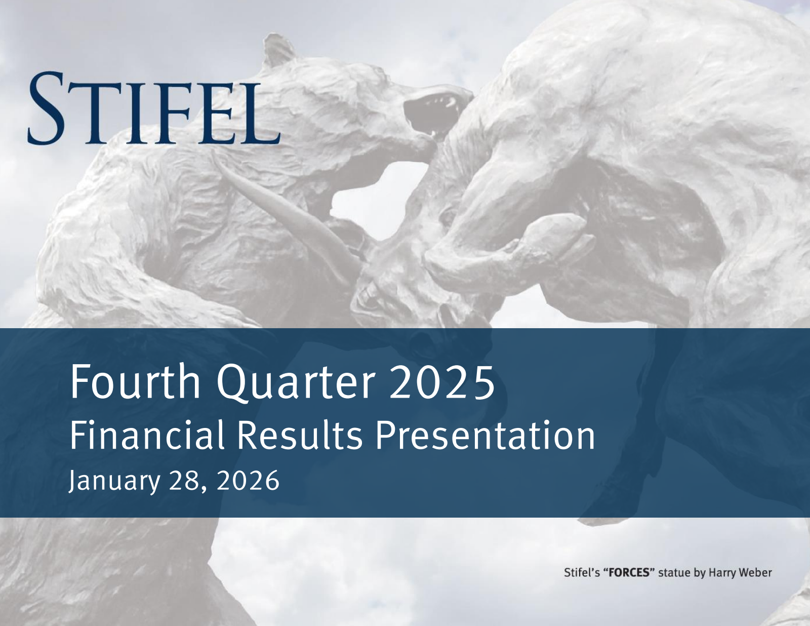 Stifel Financial's Q4 2025 Slide Deck