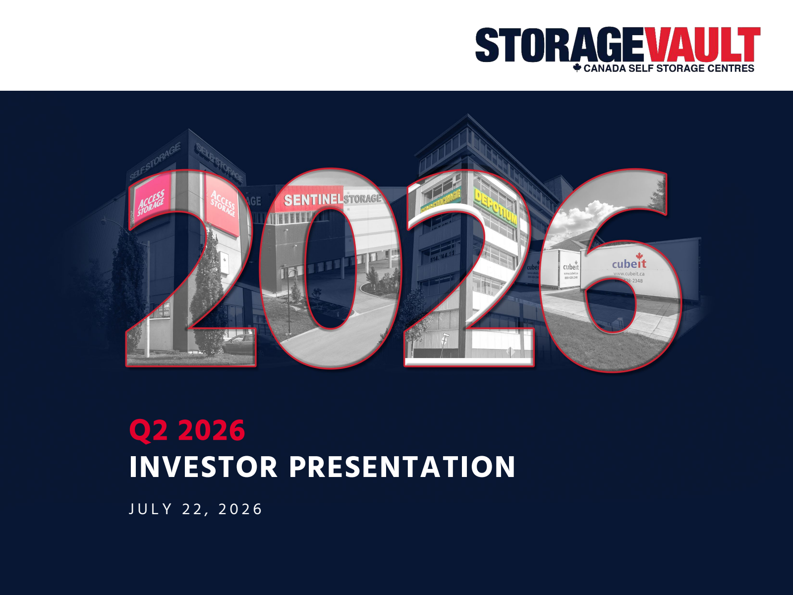 StorageVault Canada's Q2 2026 Slide Deck
