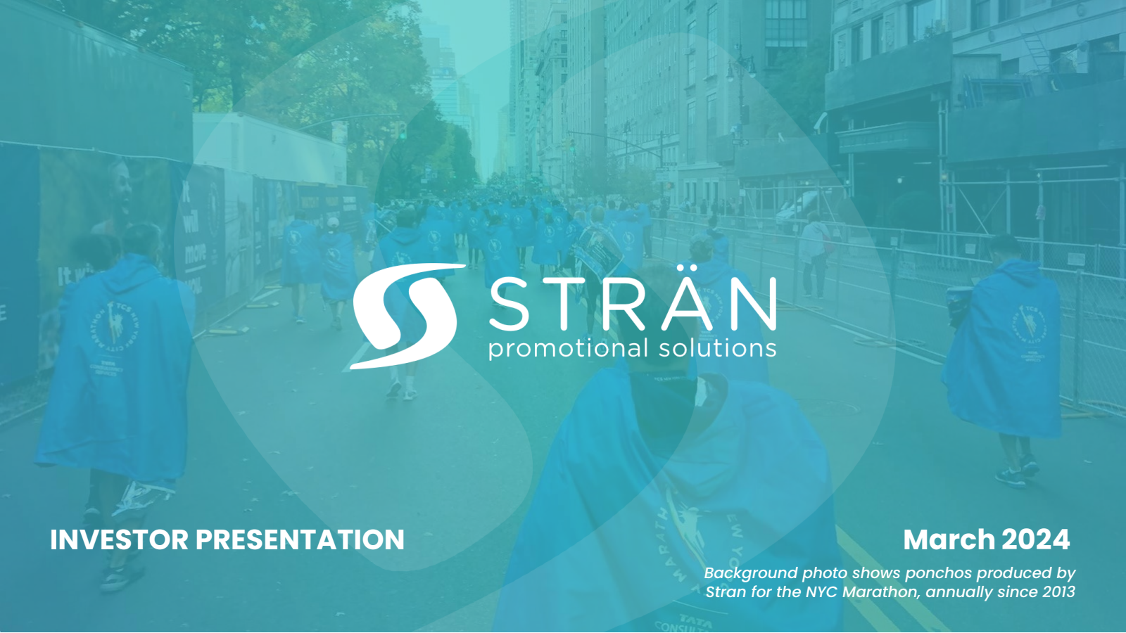 Stran & Company, Inc.'s Q4 2023 Slide Deck