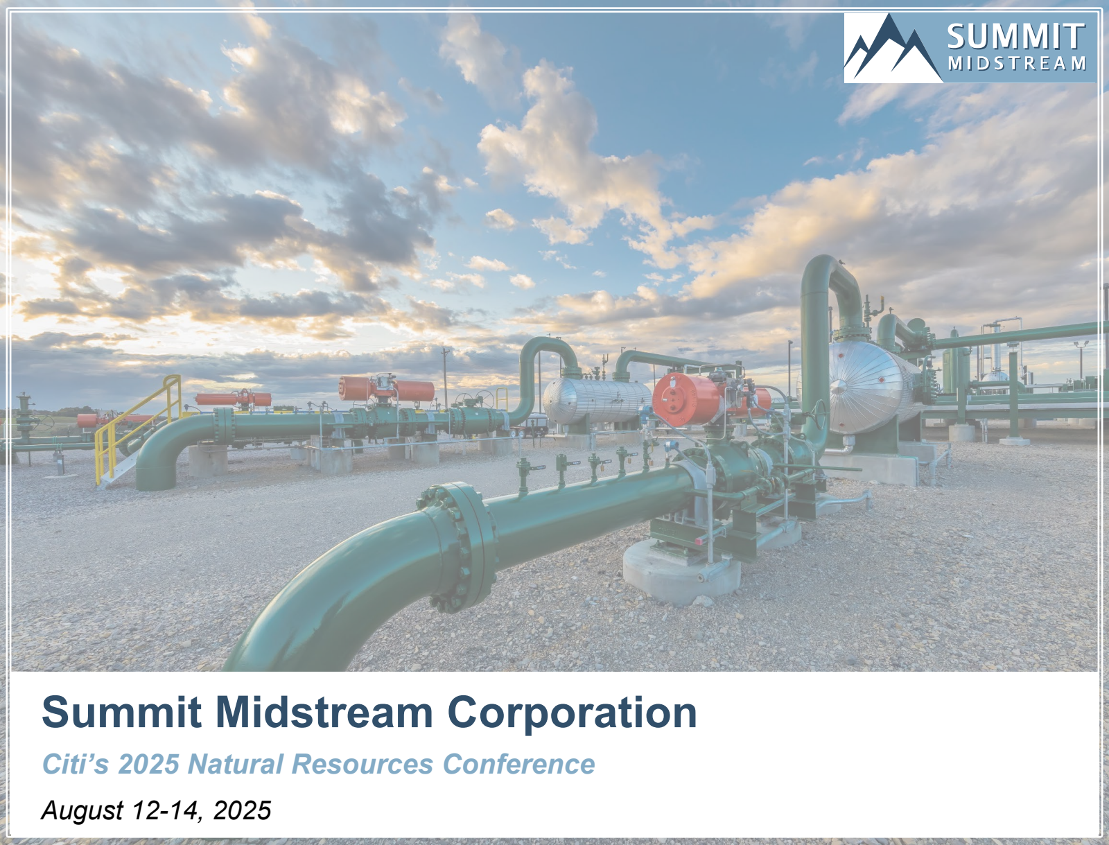 Summit Midstream Partners' Q2 2025 Slide Deck