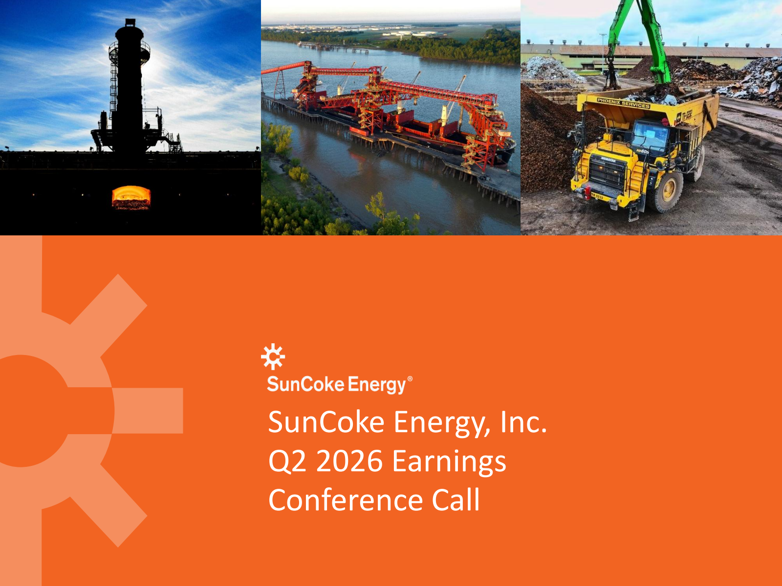 SunCoke Energy's Q2 2026 Slide Deck