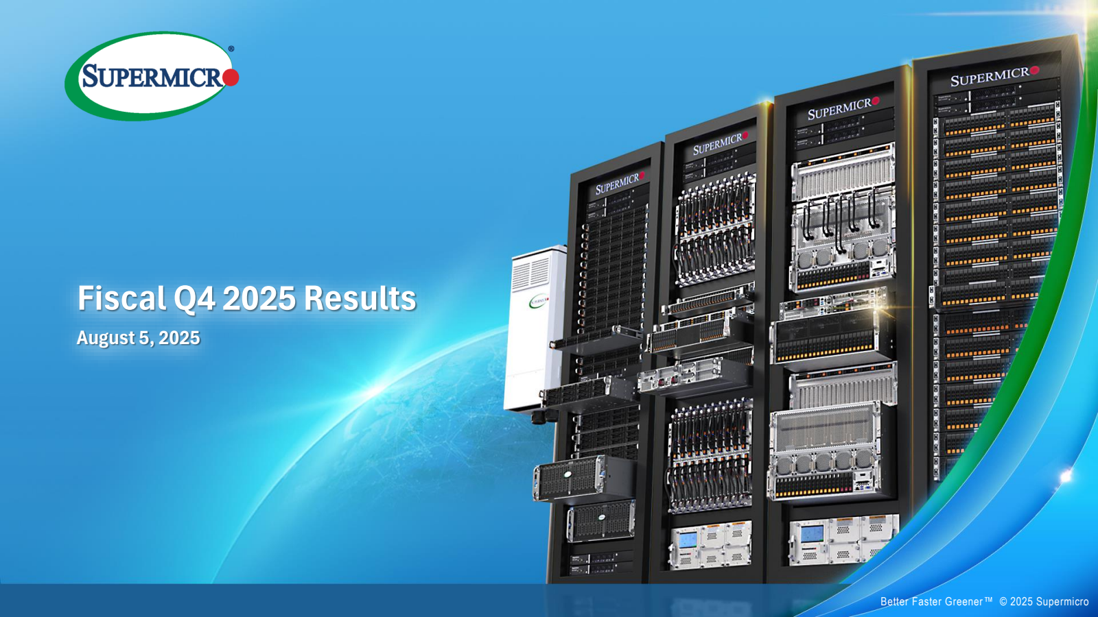 Super Micro Computer's Q4 2025 Slide Deck