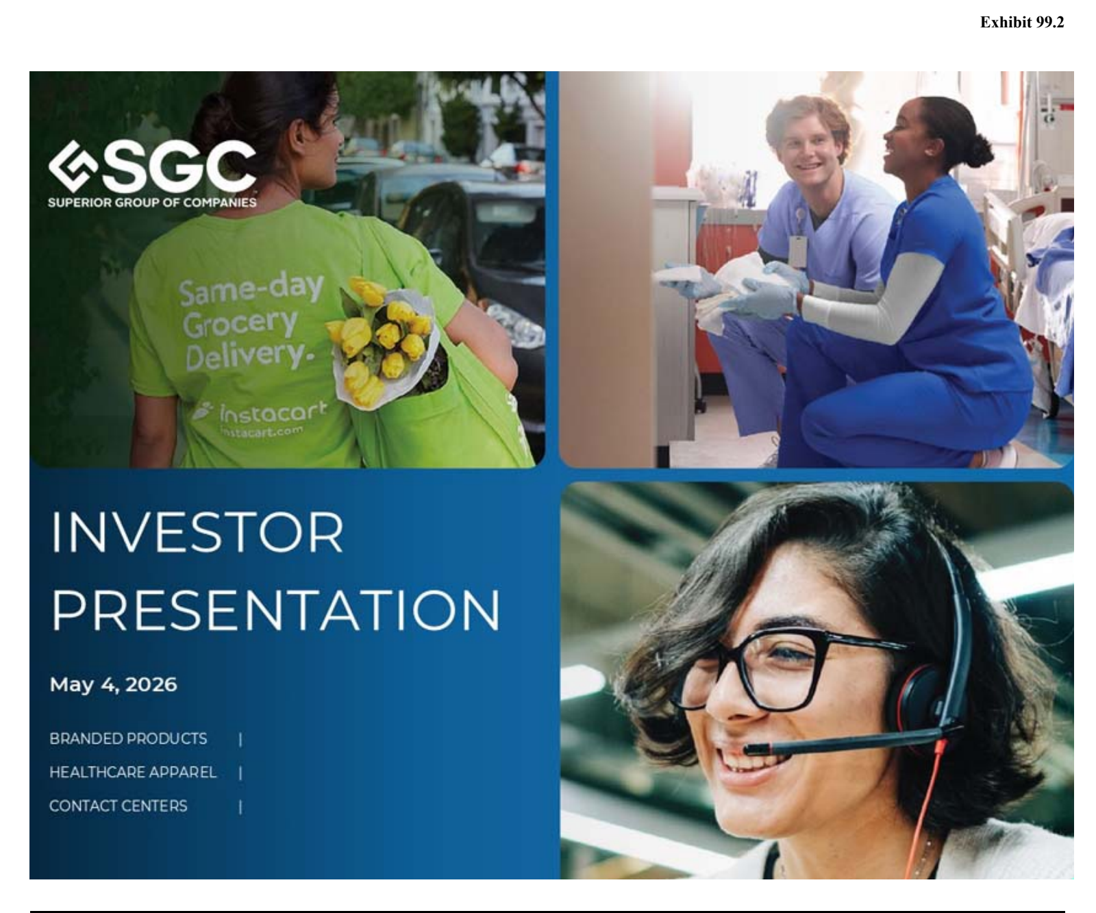 Superior Group of Companies' Q1 2026 Slide Deck